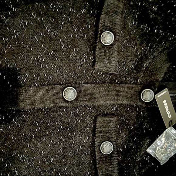 EXPRESS Button-Down Sweater Dress - Picture 5 of 7